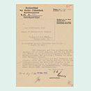Typewritten letter on a DIN A5 sheet bearing the letterhead of the district committee of Osthavelland