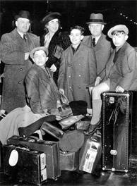Arrival in New York, November 1938