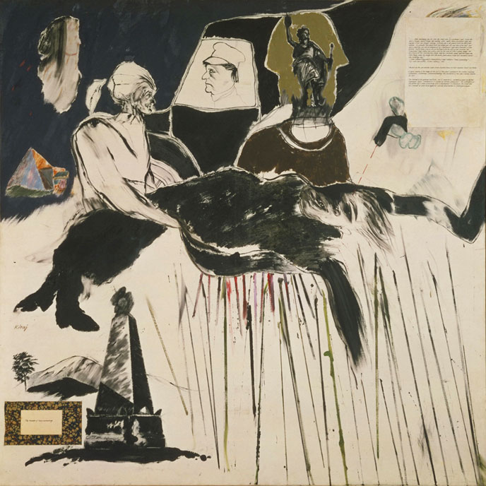 R.B. Kitaj, The Murder of Rosa Luxemburg, 1960