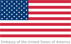 Logo of the Embassy of the United States of America