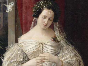 Painting of Albertine Mendelssohn-Bartholdy.