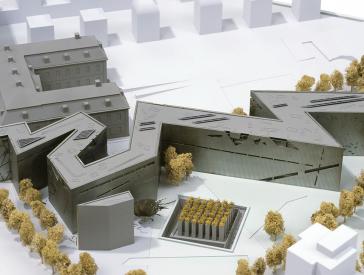 Model of the Liebeskind building.