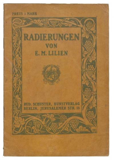 Book cover decorated with ornament frame