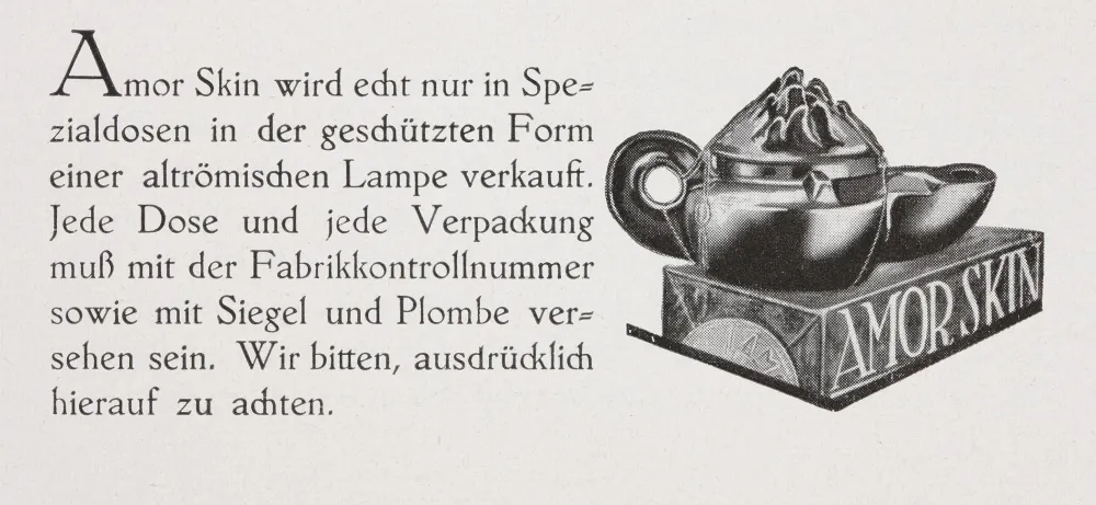 Werbeheft zu Amor Skin