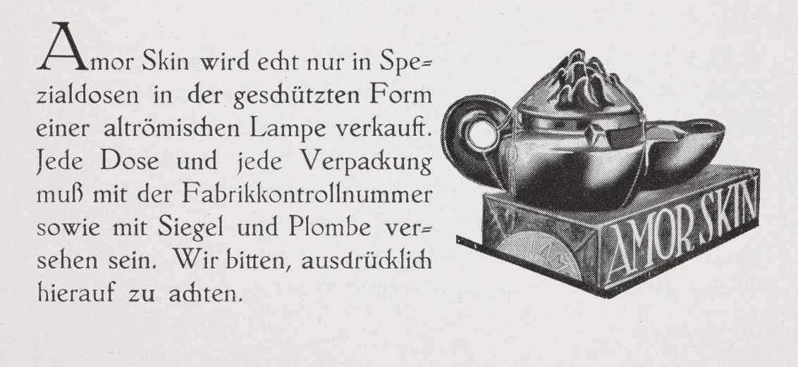 Werbeheft zu Amor Skin