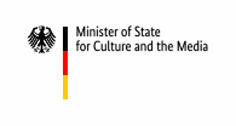 The image shows the label of the Federal Government Commissioner for Culture and the Media. 