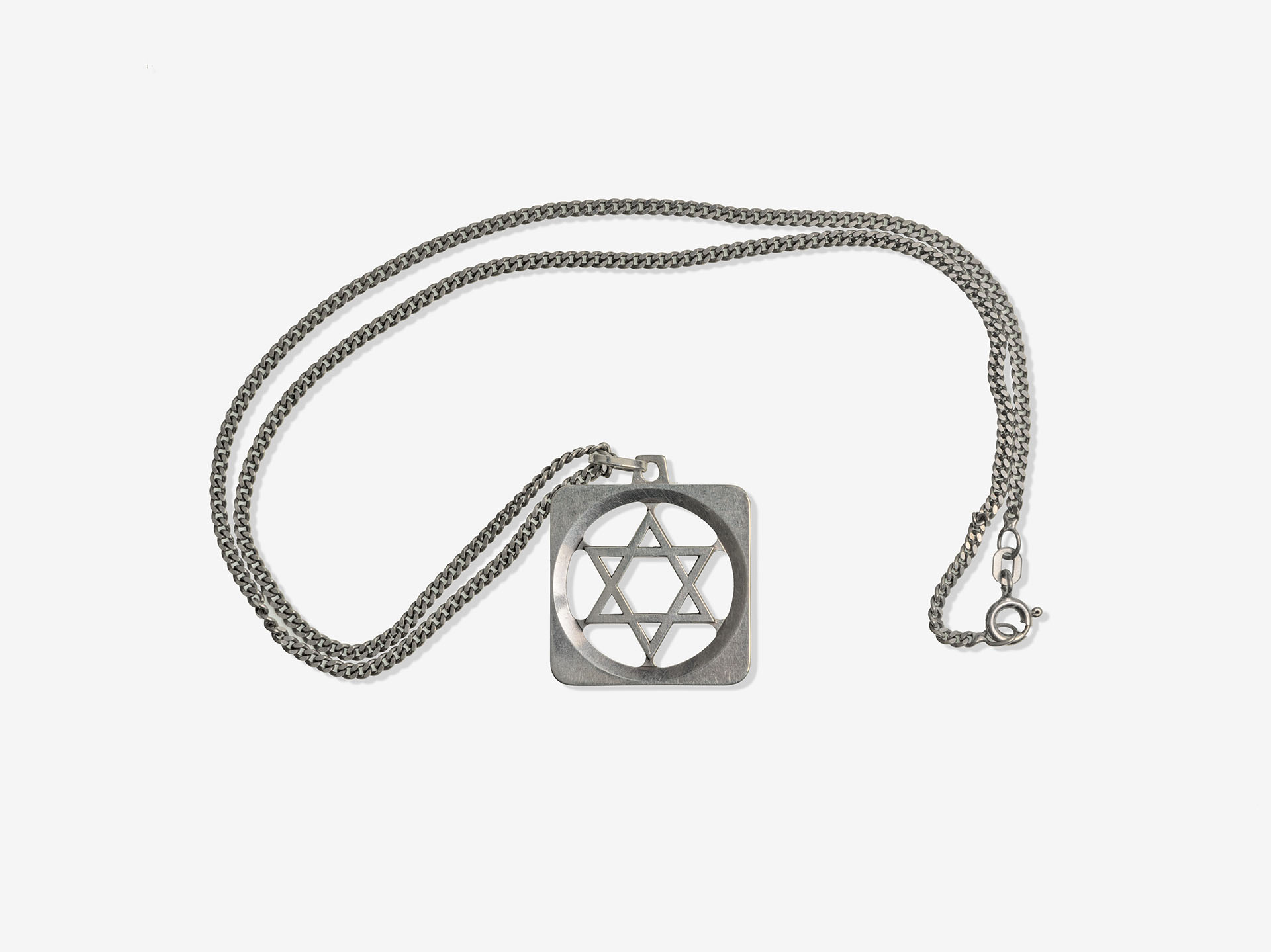 Necklace with a Star of David pendant