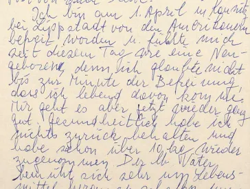 Excerpt from a letter.