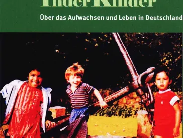 On the cover you can see a photo of three playing children