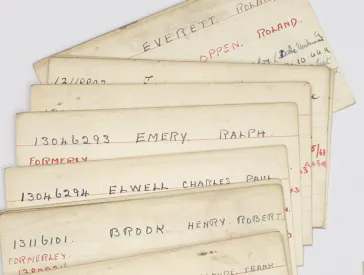 Index cards.