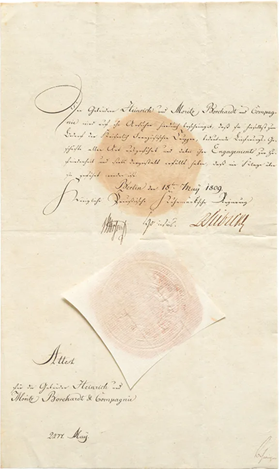 Document with seal