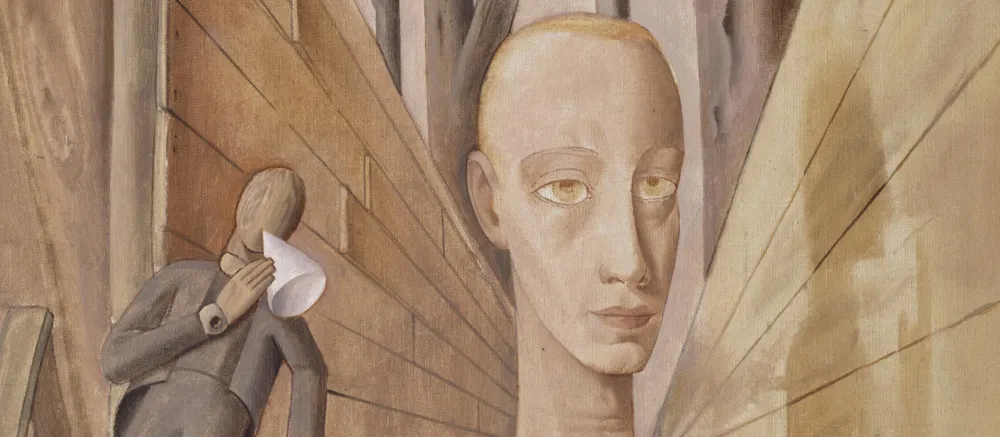 Detail from the painting “Loneliness” by Felix Nussbaum