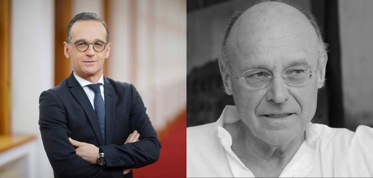 Portrait: Heiko Maas (left) and Anselm Kiefer